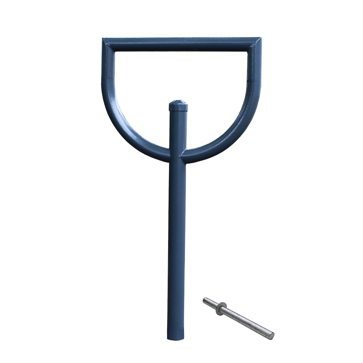 Baumarktplus Fahrradanlehnbügel 118 x 56 cm Stahl Ø 60 mm zum Einbetonieren Fahrradständer Parker in Anthrazit Typ D