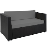 thumbnail of Rattan Lounge mit Aluminiumgestell München inkl. Bezüge in 2 Farben  
1