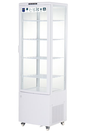 METRO PROFESSIONAL Vitrine réfrigérée GGC3235, 51,5 x 48,5 x 169 cm, 230 L, blanc