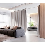 thumbnail of Alu Duschvorhangstange Gardinenstange 4 m extra lang Silber 250-400 cm inkl. Deckenhalterung