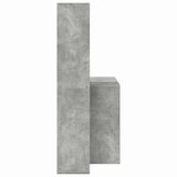 thumbnail of vidaXL Schreibtisch Beton Grau 138,5 x 55 x 143 cm Holzwerkstoff