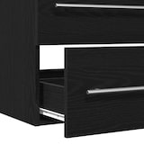 thumbnail of vidaXL Waschbeckenunterschrank Schwarz Eichen-Optik 100x38,5x48 cm