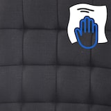 thumbnail of Cadeira de escritório Terni preto/tecido