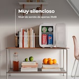 thumbnail of Nevera Mini EVVO F4WH Retro, 4 L, Blanco, Refrigeración, Bajo consumo y mantenimiento de calor