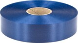 thumbnail of 100m Geschenkband Ringelband 31mm wasserfestes Kunststoff Dekoband Polyband zum Basteln Weihnachtssterne Autoschleifen 30mm 3cm Schleifenband Blau