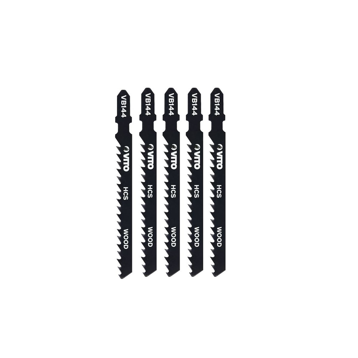 Lot de 5 Lames pour scie sauteuse Special BOIS 100mm Coupe 5 à 50mm Emboîtement Bosch VB144.VITO