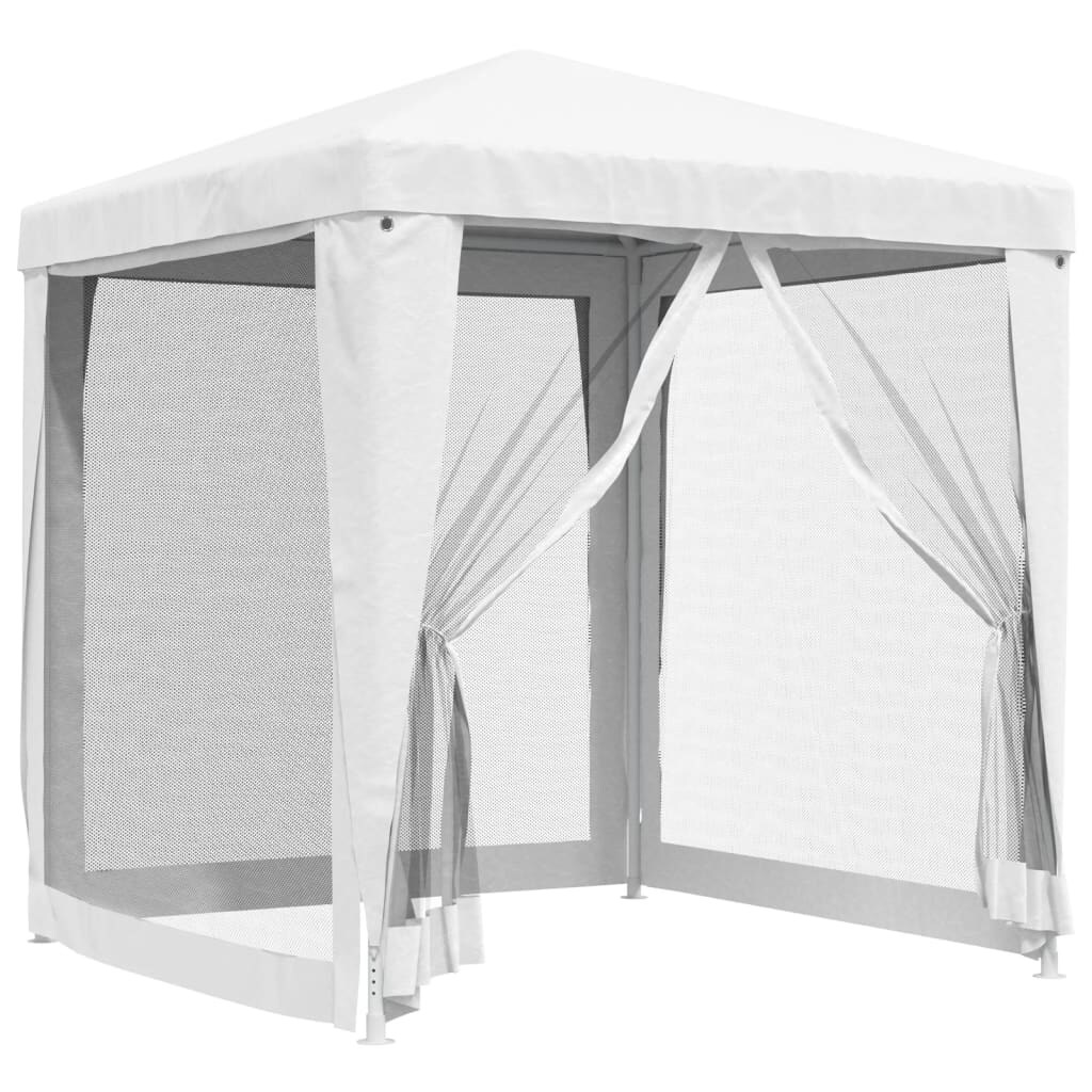 vidaXL Partytent met 4 gaaswanden 2 x 2 m Wit