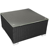 thumbnail of tectake Conjunto de muebles de ratán VENECIA  negro/gris - 404297