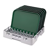 thumbnail of CAMBRO - PR314-151 - Cesto de Lavagem Tamanho Completo com PINOS - 50 x 50 x 10,1 cm - Cinza Claro