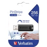 thumbnail of Verbatim PinStripe 3.0 - USB 3.0-Stick 256GB  - Schwarz