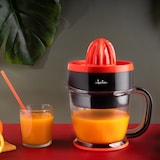 thumbnail of Exprimidor eléctrico Jata JEEX1422 con doble cono. Rotación bidireccional. Capacidad: 1,2 L. Base antideslizante. Tapa protectora. Fácil limpieza.40 W