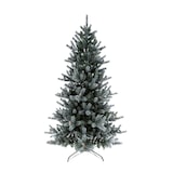 thumbnail of Albero Di Natale Artificiale in PVC ghiacciato con pigne -  180cm altezza - 617 punte - 116cm diametro - costruzione ombrello - base metallo