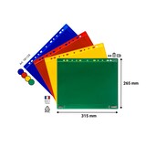 thumbnail of DJOIS by Tarifold,confezione 5 buste portavvisi con perforazione e magneti,rosso