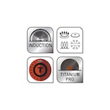 thumbnail of Jamie Oliver by Tefal E21141 Premium Aluguss Grillpfanne 23 x 27 cm, Tefal Titanium Pro Antihaft-Versiegelung, Thermo-Spot Temperaturindikator