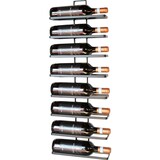 thumbnail of DanDiBo 2er Set Weinregal Metall Schwarz Wand 4-Wine erweiterbar Flaschenregal Flaschenablage Wandmontage