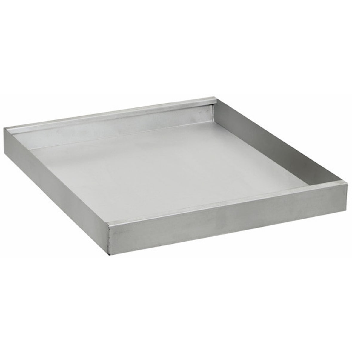 PROREGAL Dichtgeschweißter Wannenboden, Auffangwanne für 50cm-Breite-Gefahrstoffschrank, 10L, HxBxT 5x41,5x47cm, Verzinkt