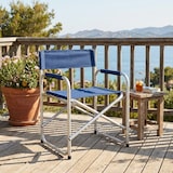 thumbnail of HEMAX, Sedia Regista Large Pieghevole in Alluminio, 112x65 cm, per Esterno e Campeggio, blu
