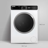 thumbnail of Telefunken Waschmaschine 9kg | 1400 U/Min. | Dampffunktion | Inverter Motor | AquaStop | 15 Programme | W-9-1400-A-W