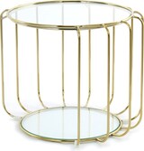 thumbnail of Kayoom Beistelltisch Shirley 110 Gold, ca. 50cm (L/T) x 50cm (B) x 40cm (H)