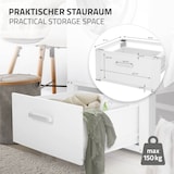 thumbnail of Waschmaschinen Untergestell mit Schublade 63x54 cm Weiß aus Stahl