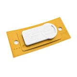 thumbnail of CombiCraft Polar20 naambadge met dubbelmagneet geel 70x30mm - per 10 stuks