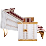 thumbnail of Strandkorb mit Polster, verstellbar, inkl. Schutzhülle