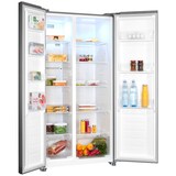 thumbnail of Exquisit Side-by-Side SBS46-040E inoxlook | No Frost | Nutzinhalt: 442 L | Temperaturregelung | Alarm | Schnellgefrierfunktion