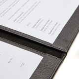 thumbnail of Served with Style - 110001 Schwarz - Menükartenmappe A4 Double