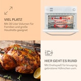 thumbnail of Vigor Air Heißluftfritteuse 1800 W 30 Liter 18 Programme Weiß