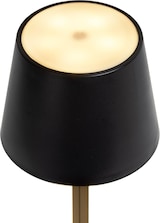 thumbnail of LED Tischlampe schwarz mit Touch Schalter Akku USB warmweiß 3 Modi