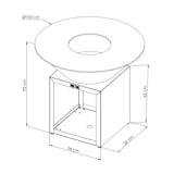 thumbnail of brasero classique corten 103 simple cuve