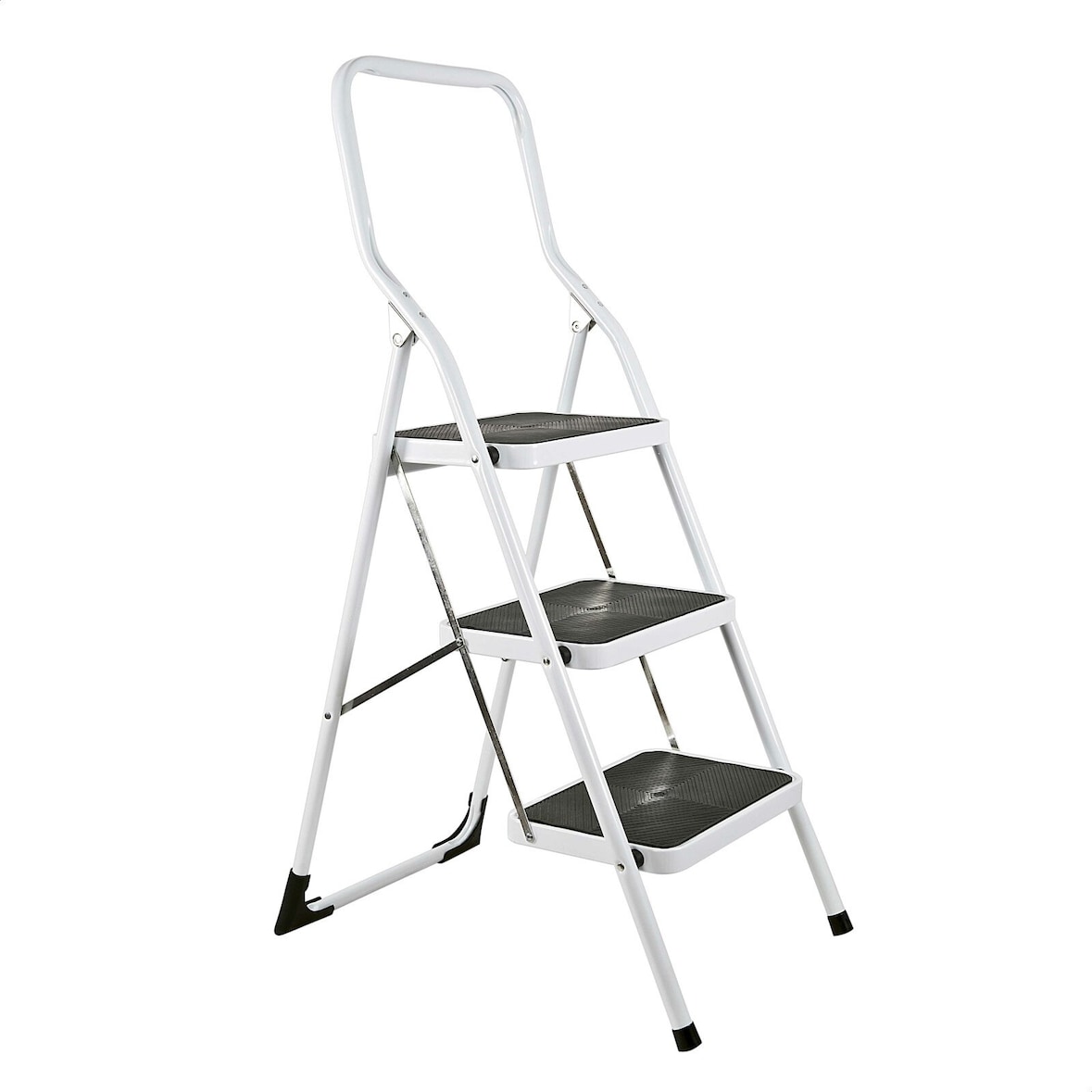 Escalera metálica tres peldaños