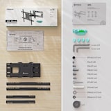 thumbnail of ONKRON Supporto Parete TV 40-75 pollici, fino a 68 kg, VESA 100x100 a 600x400 mm, Inclinabile e Girevole M7L-B Nero