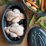thumbnail of Roaster ovale couvert 33x20 cm -  Noir Ovale Acier Warmcook 33.00x20.00 cm