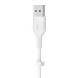 thumbnail of Belkin Cbl Scicone USB-A LTG 2M blc USB Kabel USB A USB C/Lightning Weiß
