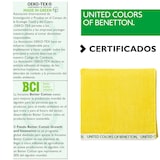 thumbnail of Benetton - Asciugamano 90x160 cm 380 g/mq 100% cotone velluto giallo arcobaleno