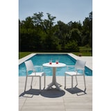 thumbnail of METRO PROFESSIONAL Sedia con braccioli impilabile Tramontana, plastica, bianco