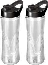 thumbnail of MPM MBL-23M Batidora Vaso Individual Good To Go, Smoothie Maker, 2 Botellas  Portátiles 0,6L, Libre BPA 250W Negro/Plata