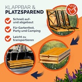 thumbnail of Casaria Bierzeltgarnitur 220 cm 1 Biertisch 2 Bierbänke Klappbar 3 tlg Festzeltgarnitur