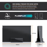 thumbnail of Aplic USB 3.0 Festplattengehäuse 3,5 Zoll extern - gebürstetes Aluminium - für SSD und HDD - SATA - UASP - Super Speed 5 Gbit s - Plug and Play