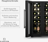 thumbnail of Klarstein Shiraz Weinkühlschrank| 2 Kühlzonen | Touch-Steuerung | LED-Beleuchtung | freistehend Schwarz