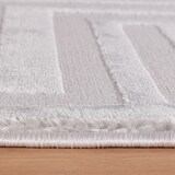 thumbnail of Teppich Schlafzimmer 3D-Effekt Elegant Waschbar Strapazierfähig Wohnzimmer Esszimmer Silber 240x340 cm – ILLER von Kadima Design