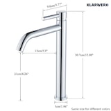 thumbnail of Julia | Rubinetto da bagno alto Hotel Gastro Gold spazzolato |Rubinetto premium in acciaio inossidabile per lavelli alti |Rubinetto ad alta pressione