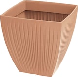 thumbnail of WellHome - Blumentopf aus rotationsgeformtem Kunststoff 69L Ø48x48cm in farbe Terrakotta - Latia Square MIDL