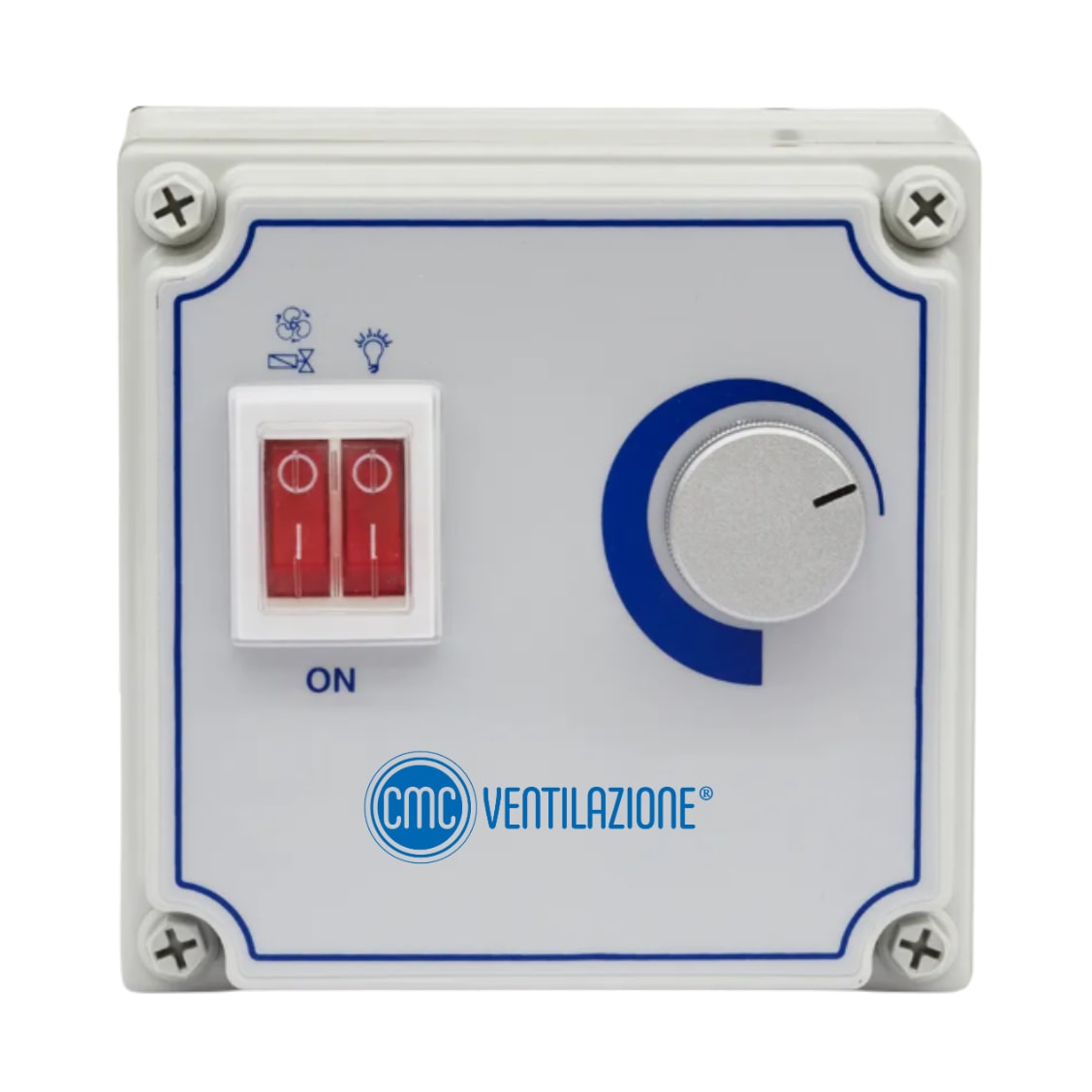 Regolatore Triac 5 Ampere  Monofase per Motori AC - Asincroni con uscite comando lampada cappa ed elettrovalvola del gas