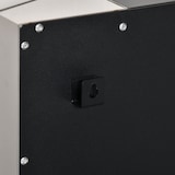 thumbnail of HOMCOM Camino Bioetanolo da Parete con Serbatoio da 0.7L e Copertura 20m², Acciaio, 72x11x72cm, Argento e Nero