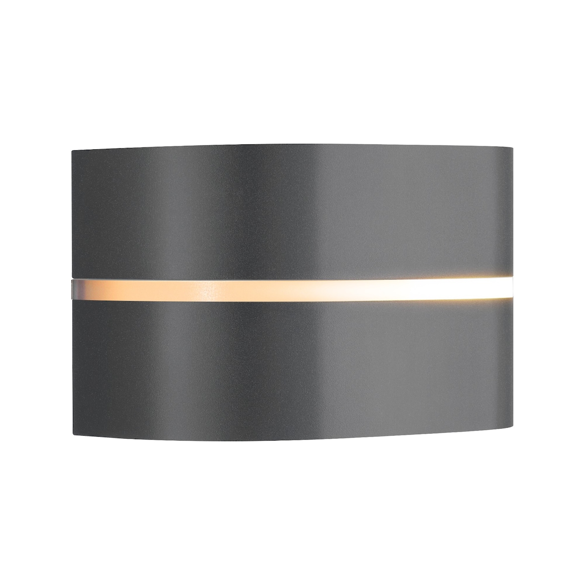 Applique murale SIBELIS  Matière plastique Anthracite, H.12 - IP44 - E27 / Extérieur