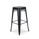 thumbnail of Tabouret de bar en métal noir mat - Hauteur 76cm