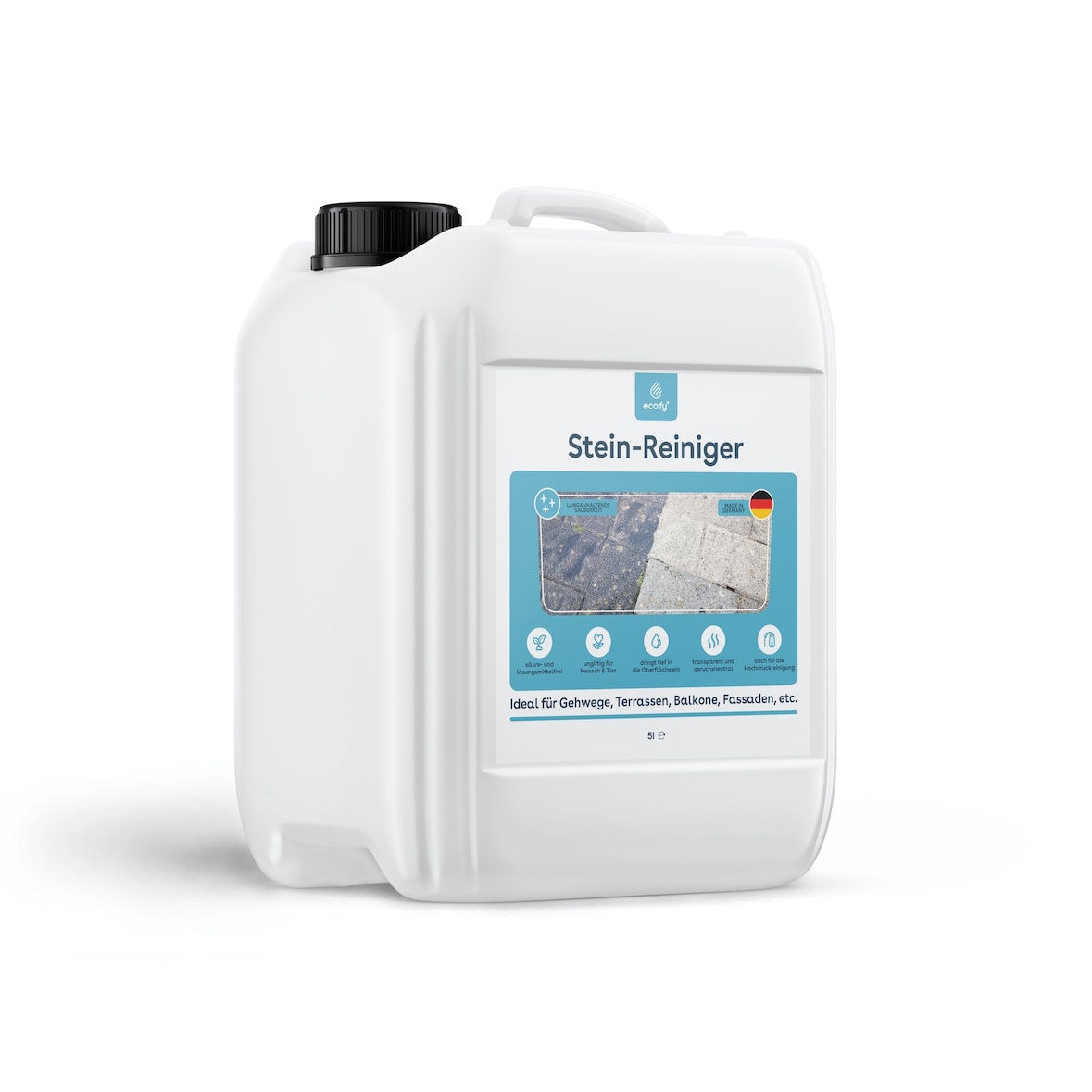 eco:fy Stein-Reiniger - 10l - säure- und chlorfreier Intensivreiniger