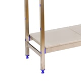 thumbnail of Estante de aço inoxidável corner SIMONINOX 4 prateleiras 2000x1360x500 mm